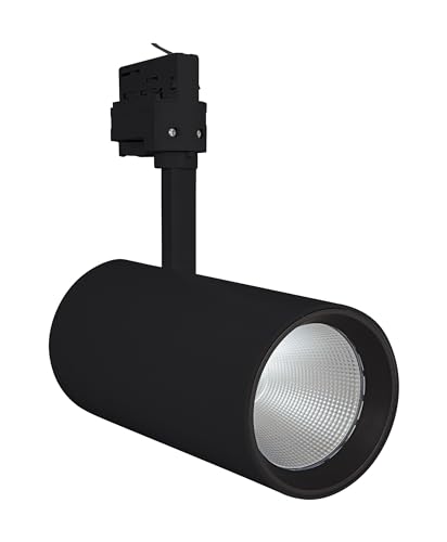 LEDVANCE LED Stromschienen-Spotlight | Leuchte für Innenanwendungen | Kaltweiß | 95,0 mm x 297,0 mm | TRACKLIGHT SPOT D95 55W Black von Ledvance
