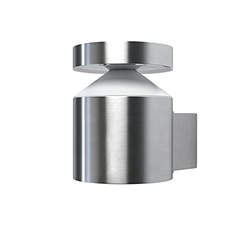 LEDVANCE LED Wand- und Deckenleuchte, Leuchte für Außenanwendungen, Warmweiß, 138,0 mm x 102,0 mm x 135,0 mm, ENDURA STYLE CYLINDER, Stahl von LEDVANCE