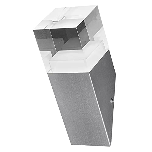 LEDVANCE LED Wandleuchte, Design Leuchte in Kristalloptik für Außen, Warmweiß (3000K), 4.5W, ENDURA STYLE CRYSTAL TORCH von LEDVANCE