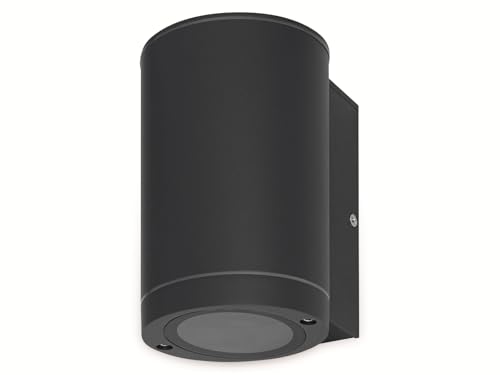 Ledvance LED Wandleuchte für 1x GU10 Leuchtmittel, Design Leuchte für Aussen, für 1-seitig gerichtete indirekte Beleuchtung, aus hochwertigem Aluminium in dunkelgrau, ENDURA BEAM Wall UpDown GU10 von Ledvance