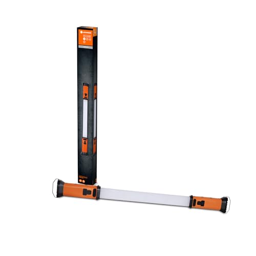 LEDVANCE LED Worklight Panel – schwenkbare Arbeitsleuchte mit LED Strahler für Innen, 4500 Lumen, 25.000 Std. Lebensdauer , inklusive 2m Stromkabel und AC-Netzanschluss, 20W von LEDVANCE