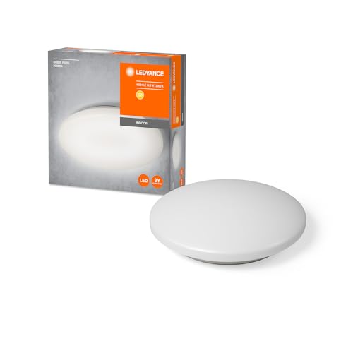 LEDVANCE ORBIS LED Deckenleuchte, LED Wandleuchte warm weiß mit 14 W, 1100 Lumen und 30cm Durchmesser. Oribis PURE, Warmweiß von LEDVANCE