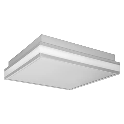 LEDVANCE ORBIS MAGNET SMART+ Wi-Fi 30x30cm, dimmbare LED Deckenleuchte für den Innenbereich, 26W, Farbtemperatur 3000 - 6500K, 2500 Lumen, Design-Lampe mit innovativem Magnetrahmen, grau von Ledvance