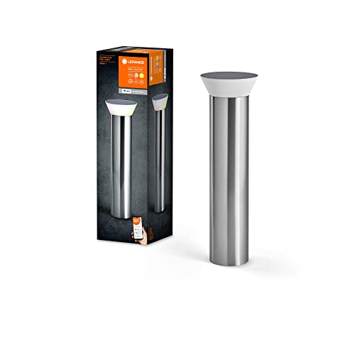 LEDVANCE SMART+ Outdoor WiFi-Wegeleuchte 10W, 850lm, grau, mit warmweißem Licht (3000K) und 16 Mio. Farben, hochwertiges Edelstahlgehäuse, steuerbar per App, kompatibel mit Amazon, Google und Co. von LEDVANCE