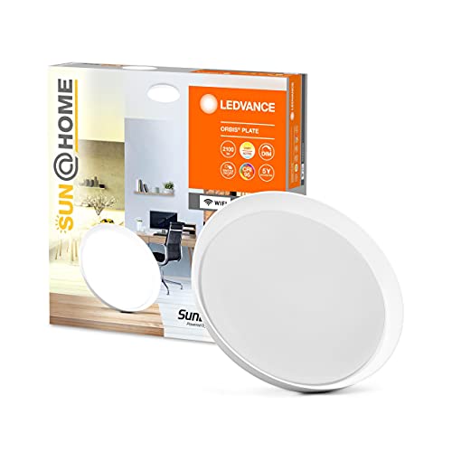 Ledvance Leuchte für Decke, SunHome Wall und Ceiling / 26 W, 220- 240 V, Tunable White, 2200 - 5000 K, Gehäusematerial: Polymethylmethacrylat (PMMA), IP20 1er-Pack, 4058075575950, Tuneable White, Deckenleuchte Ledvance Leuchte für Decke, SunHome Wall und Ceiling / 26 W, 220- 240 V, Tunable White, 2200 - 5000 K, Gehäusematerial: Polymethylmethacrylat (PMMA), IP20 1er-Pack, 4058075575950, Tuneable White, Deckenleuchte von LEDVANCE