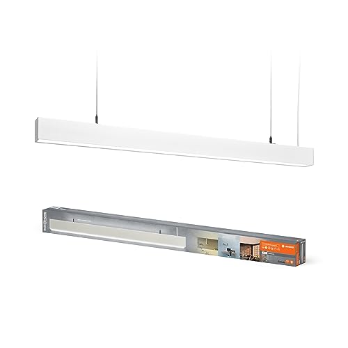 LEDVANCE SUN@HOME Workspace Ceiling Suspended TW Deckenleuchte, weiß, regulierbares Weißlicht (2200K bis 5000K), dimmbar, passt das Licht automatisch dem Biorhythmus an, IP20 Schutzklasse von LEDVANCE