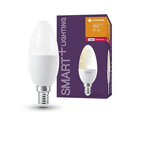 LEDVANCE 4058075729063 Klassische Kerzenform mit Zigbee Technologie, Weiß, Einzelpackung von LEDVANCE
