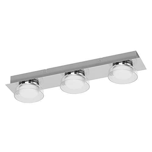 LEDVANCE Smart LED Badezimmerlampe chrome, 18W, 1800LM, 3000-6500K, 48cm, IP44, Orbis Round Wandleuchte, Badezimmerleuchte mit Wifi Technologie, dimmbar, steuerbar über App und Sprachassistenten von Ledvance