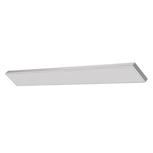 LEDVANCE Smarte LED Deckenleuchte, Panel für Innen mit WiFi Technologie, Lichtfarbe änderbar (3000K-6500K), 800mm x 100mm, Kompatibel mit Google und Alexa Voice Control, SMART+ WIFI PLANON FRAMELESS von Ledvance