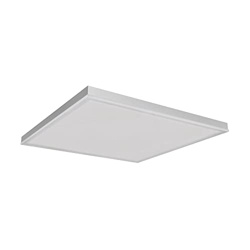 LEDVANCE Smarte LED Deckenleuchte, Panel für Innen mit WiFi Technologie, Lichtfarbe änderbar (3000K-6500K), RGB-Farben änderbar, 300mm x 300mm, Kompatibel mit Google und Alexa Voice Control, SMART+ von Ledvance