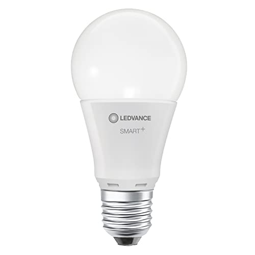 Ledvance Smarte LED-Lampe mit Bluetooth Mesh Technologie, Sockel E27, Dimmbar, Warmweiß (2700K), ersetzt Gllühlampen mit 60W, Steuerbar mit Google, Alexa und Apple Voice Control von Ledvance