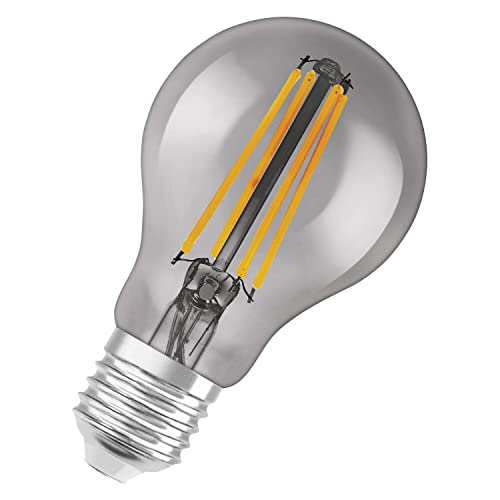 LEDVANCE Smarte LED-Lampe mit Bluetooth Technologie, Sockel E27, Dimmbar, Warmweiß (2700K), ersetzt Glühlampen mit 44W, steuerbar mit Alexa, Google & Apple, BT Filament Classic DIM, 1 Stück (1er Pack) von Ledvance