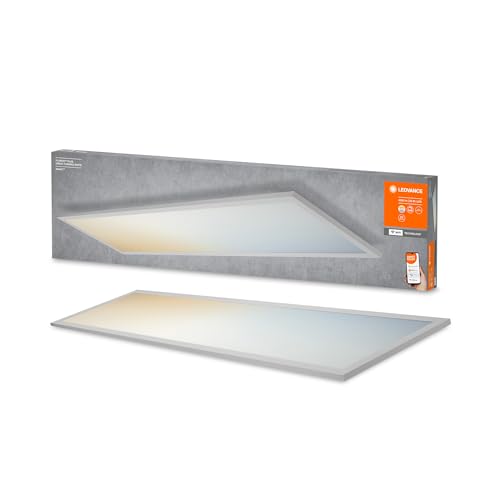 LEDVANCE Smarte LED Panel Leuchte mit WiFi Technologie für Innen, Lichtfarbe änderbar (3000-6500K), 1200mm x 300mm, Kompatibel mit Google und Alexa Voice Control, SMART+ PLANON PLUS Tunable White von Ledvance