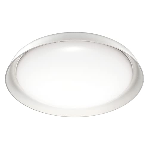 LEDVANCE Smarte LED Wand-und Deckenleuchte für Innen mit WiFi Technologie, Lichtfarbe änderbar (3000K-6500K), Weiss, 430mm, Kompatibel mit Google und Alexa Voice Control, SMART+ WIFI ORBIS PLATE von LEDVANCE