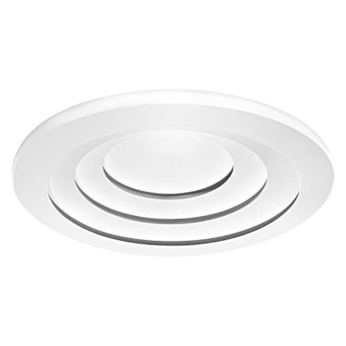 Ledvance Smarte LED Wand-und Deckenleuchte für Innen mit WiFi Technologie, Lichtfarbe änderbar (3000K-6500K), Weiss, 500mm, Kompatibel mit Google und Alexa Voice Control, SMART+ WIFI ORBIS SPIRAL von Ledvance