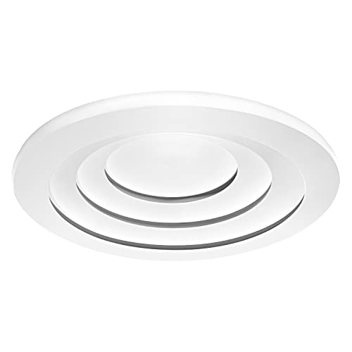 LEDVANCE Smarte LED Wand-und Deckenleuchte für Innen mit WiFi Technologie, Lichtfarbe änderbar (3000K-6500K), Weiss, 500mm, Kompatibel mit Google und Alexa Voice Control, SMART+ WIFI ORBIS SPIRAL von LEDVANCE