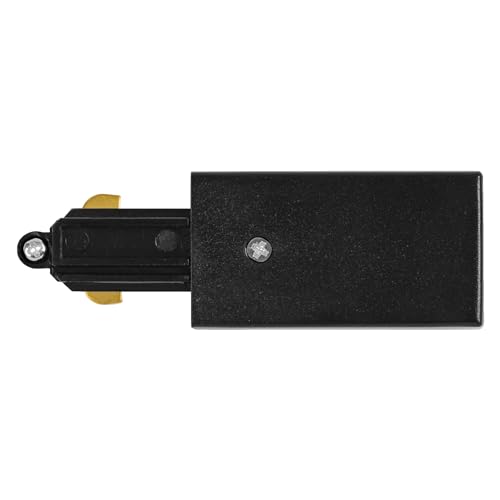 LEDVANCE TRACKLIGHT Hauptstromleitender Verbinder, schwarz, leitet den Strom aus dem Stromauslass in das Schienensystem, loftartiges Design, 4058075763982 von LEDVANCE