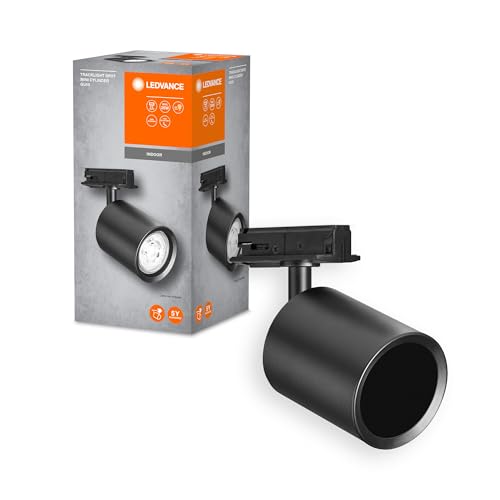 LEDVANCE TRACKLIGHT Schienensystem-Mini-Leuchtenkopf, weiß, mit GU10-Sockel, kann mit einfacher oder smarter Lampe bestückt werden, smart, WiFi, loftartiges Design, Schutzklasse IP20 von LEDVANCE