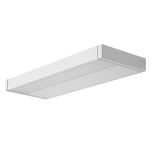 LEDVANCE LED Regal Einbauleuchte, 6W, 500 Lumen, 3000K, 400mm, IP44, Linear LED Wandleuchte, einfache und schnelle Installation von Ledvance