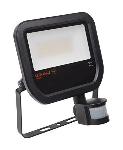 Ledvance Floodlight Led Sensor Fluter Leuchte, für Außenanwendungen, integrierter BewegungsSensor, Tag-Nacht-Sensor, kaltweiß, 216,0 mm x 251,0 mm x 62,0 mm von Ledvance