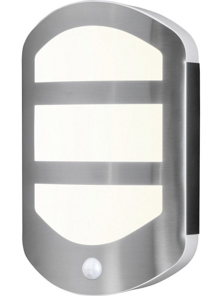 Ledvance Außen-Wandleuchte Ledvance LED Außenleuchte Endura Style Plate, Inkl. Leuchtmittel, Mit Bewegungsmelder nicht dimmbar nicht Smart Home-fähig von Ledvance