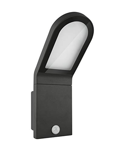 LEDVANCE LED Fassadenleuchte | Leuchte für Außenanwendungen | Warmweiß | 168,0 mm x 100,0 mm x 273,0 mm | OUTDOOR FACADE EDGE von Ledvance