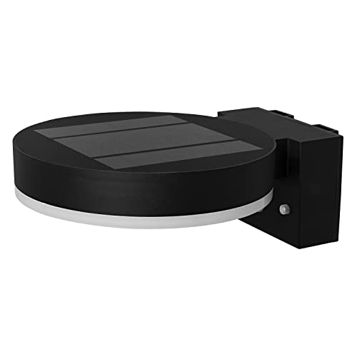 LEDVANCE Wandleuchte für Aussenanwendung | ENDURA STYLE | Solar Sensor Wall Circle | warmweiss | 6W| mit Bewegungs- & Tageslichtsensor von LEDVANCE