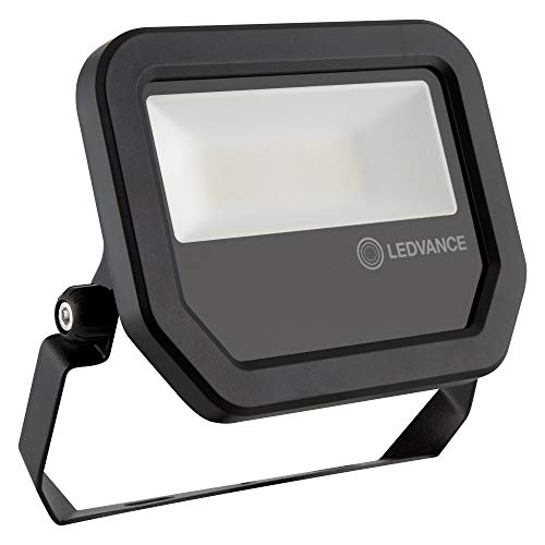 Ledvance Fluter LED: für Wand/Decke/Boden, FLOODLIGHT 20 W / 20 W, 100…277 V, Cool Daylight, 6500 K, Gehäusematerial: Aluminium, IP65, 4058075421059, Schwarz von Ledvance