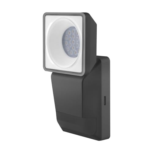 Ledvance LED-Scheinwerfer Endura Spot Schwarz 8W 750lm 50D - 840 Kaltweiß | IP55 - Bewegungs- und Lichtsensor - Symmetrisch von Ledvance