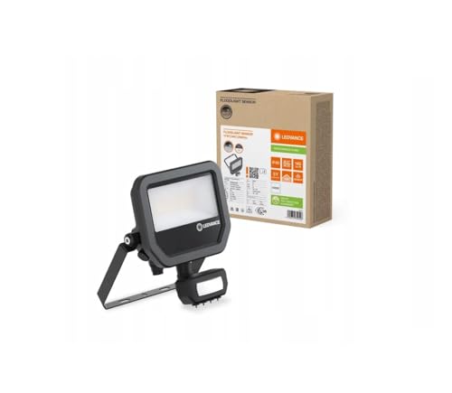 Ledvance Flutlicht -LED Halogen Reflektor 17W 4000K IP66 mit Bewegungssensor led-strahler für außen led wasserdicht led 230v led-strahler Flutlicht von Ledvance