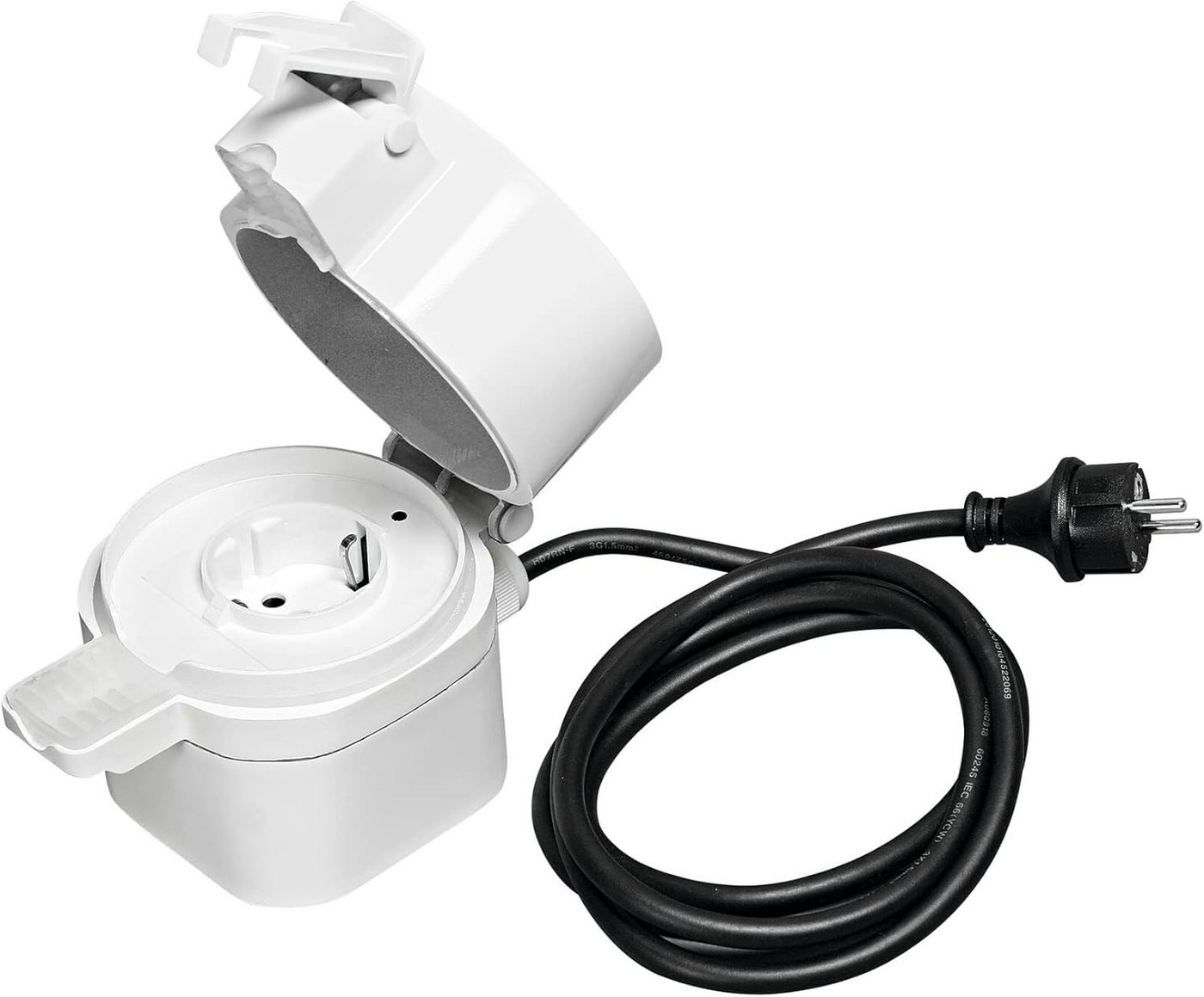Ledvance Gartensteckdose Smart+ Outdoor Plug, Robustes Design mit Schutzklasse IP44 von Ledvance