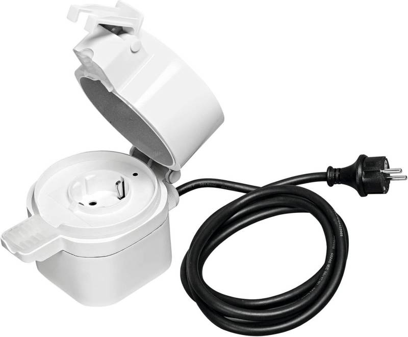 Ledvance Gartensteckdose Smart+ Outdoor Plug, Robustes Design mit Schutzklasse IP44 von Ledvance