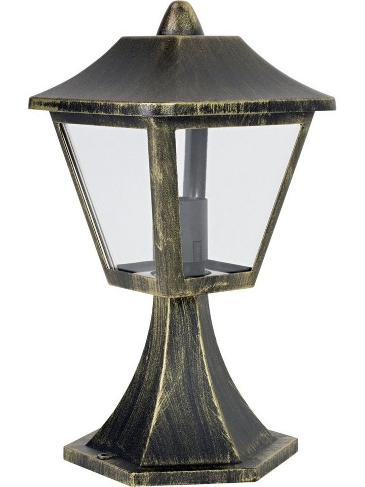 Ledvance Gartenleuchte Ledvance Wegeleuchte Endura Classic schwarz/gold, Ohne Leuchtmittel, Nicht dimmbar nicht Smart Home-fähig ohne Bewegungsmelder von Ledvance