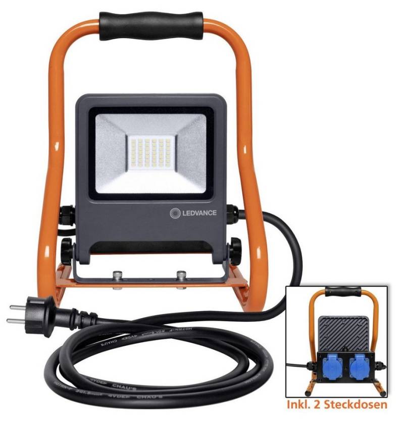 Ledvance LED Baustrahler Ledvance LED Stahler R-Stand inkl., Inkl. Leuchtmittel, Nicht dimmbar nicht Smart Home-fähig ohne Bewegungsmelder von Ledvance