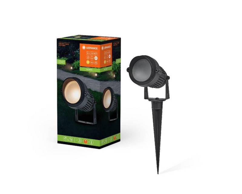 Ledvance LED Gartenleuchte LEDVANCE LED-Erdspießleuchte Endura Hybrid Spot Spike 12 V Erdstrahler von Ledvance