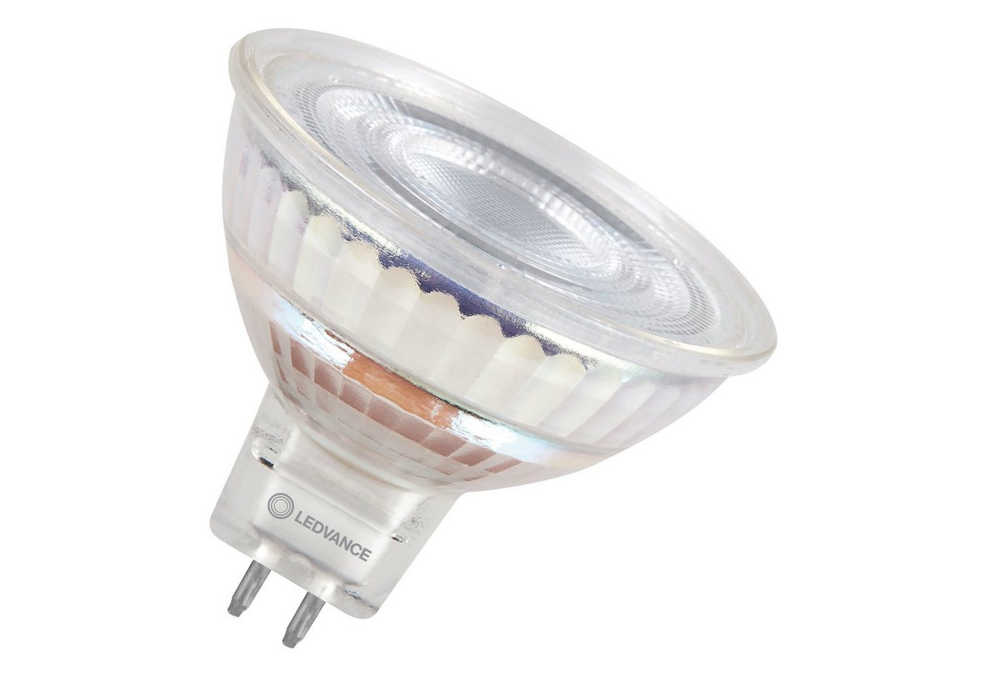 Ledvance LED-Leuchtmittel LED MR16 P, GU 5,3, 1 St., 827/830 je nach Variante, Warm weiß, Bestückt mit High-Power-LED von Ledvance