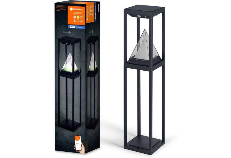 Ledvance LED-Leuchtmittel SMART+ Bluetooth Solar-Wegeleuchte, 1 St., RGB, Wegeleuchte Warmweiß RGB 3000K Außenleuchte Ledvance LED-Leuchtmittel SMART+ Bluetooth Solar-Wegeleuchte, 1 St., RGB, Wegeleuchte Warmweiß RGB 3000K Außenleuchte von Ledvance