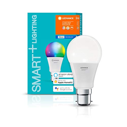 Ledvance LED Smart+ Birne 10W = 60W B22d matt 800lm RGBW 2700K-6500K Dimmbar App Google Alexa Apple HomeKit Bluetooth von LEDVANCE