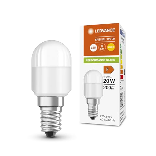 LEDVANCE LED Special T26 E14 Tubular Matt 2.3W 200lm - 827 Extra Warmweiß | Ersatz für 20W von LEDVANCE