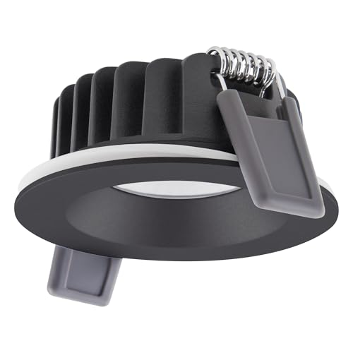 Ledvance LED-Spot Air Fix Aluminium Schwarz 6W 480lm 36D - 927 Extra Warmweiß | Ausschnitt 68mm - IP65 - Höchste Farbwiedergabe - Dimmbar von LEDVANCE