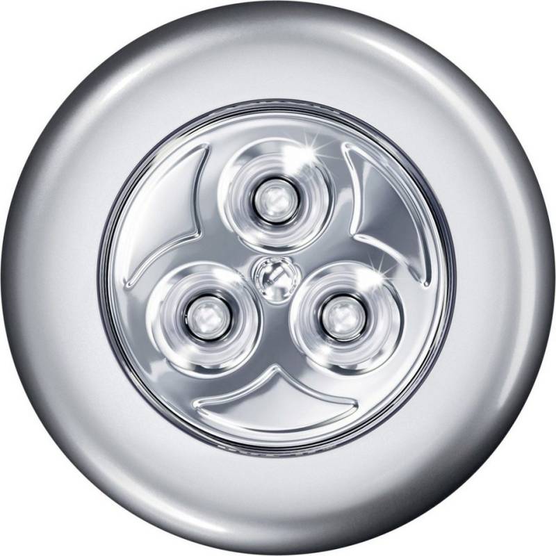 Ledvance Nachtlicht Ledvance LED Nachtlicht DOT-it Classic silber, Inkl. Leuchtmittel, Nicht dimmbar nicht Smart Home-fähig ohne Bewegungsmelder von Ledvance