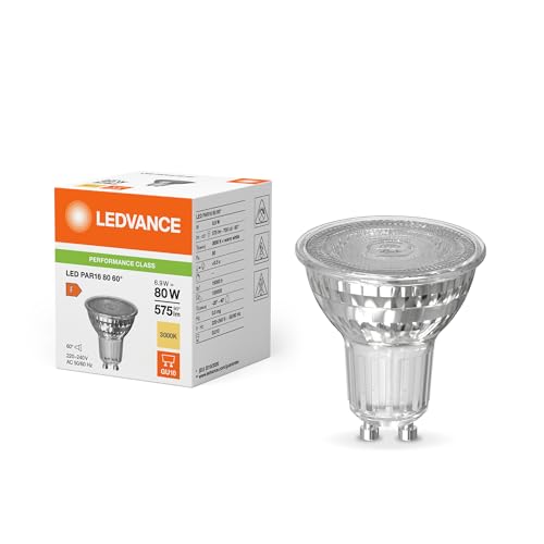 Ledvance Performance LED-Spot Reflektor GU10 PAR16 6.9W 575lm 60D - 830 Warmweiß | Ersatz für 80W von Ledvance