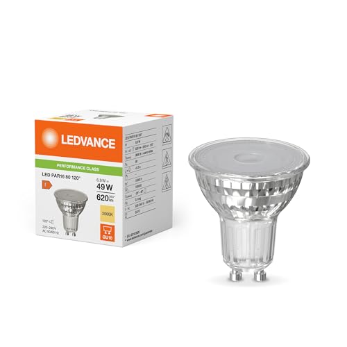 Ledvance Performance LED-Spot Reflektor GU10 PAR16 6.9W 620lm 120D - 830 Warmweiß | Ersatz für 49W von Ledvance