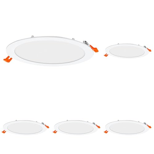 Ledvance Smart Recess Slim Downlight TW, Lichtfarbe Änderbar, 225 mm, 3000-6500k (Packung mit 5) von Ledvance