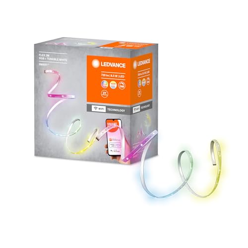 LEDVANCE Smart WiFi Flex 2M, Silikon, 8,5 W, Weiß, 4058075665903, mit UK-Stecker von LEDVANCE