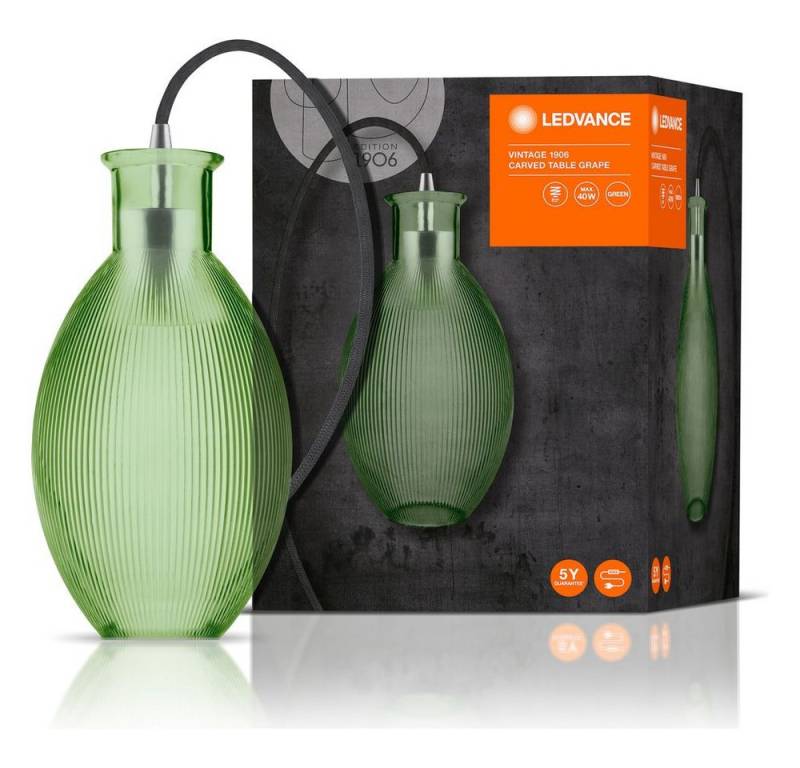 Ledvance Tischleuchte Tischleuchte Vintage in Grün E27 150mm Ledvance Tischleuchte Tischleuchte Vintage in Grün E27 150mm von Ledvance