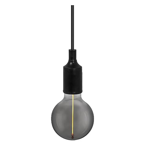 Ledvance Vintage 1906 Pendelleuchte BELL E27, schwarz, max. 15W LED, E27 Sockel, trichterförmiger Baldachin, Innenraum-Pendelleuchte, Kombination mit 1906 Vintage- oder smarten Lampen von Ledvance