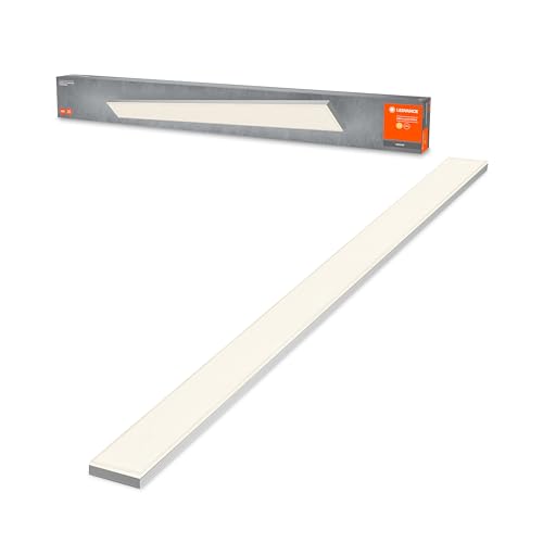 LEDVANCE LED Wand-und Deckenleuchte, Rahmenlose Panel Leuchte für Innen, Warmweiß (3000K), 35W, 1200mm x 100mm, PLANON FRAMELESS von Ledvance