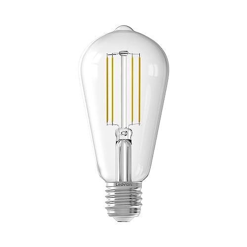 Ledvion - E27 LED Lampe, Dimmbar, 4.5W, 2300K, 470 Lumen, Stimmungslicht, Deckenleuchte von Ledvion