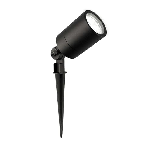 Ledvion - LED Gartenstrahler, 6500K, Schwarz, 5W, IP65, inkl. Schnellanschluss von Ledvion